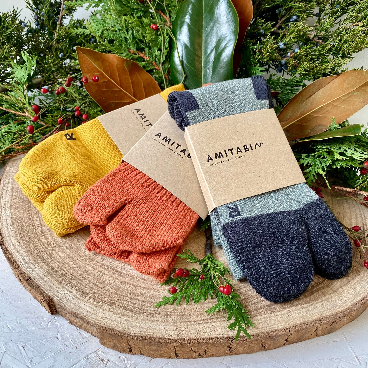 Tabi Socks Trio Holiday Gift Set: Perfect Winter Gift