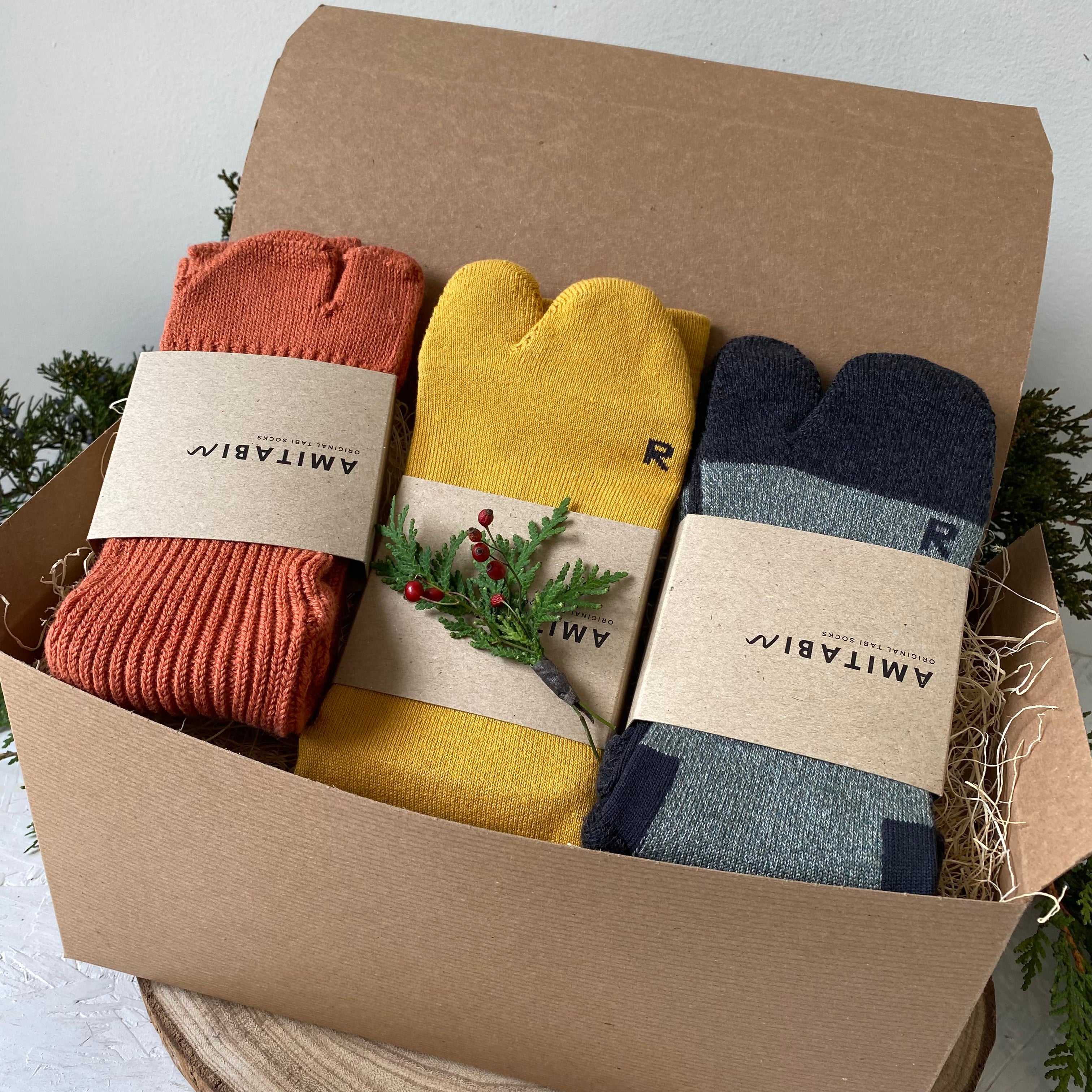 Tabi Socks Trio Holiday Gift Set: Perfect Winter Gift