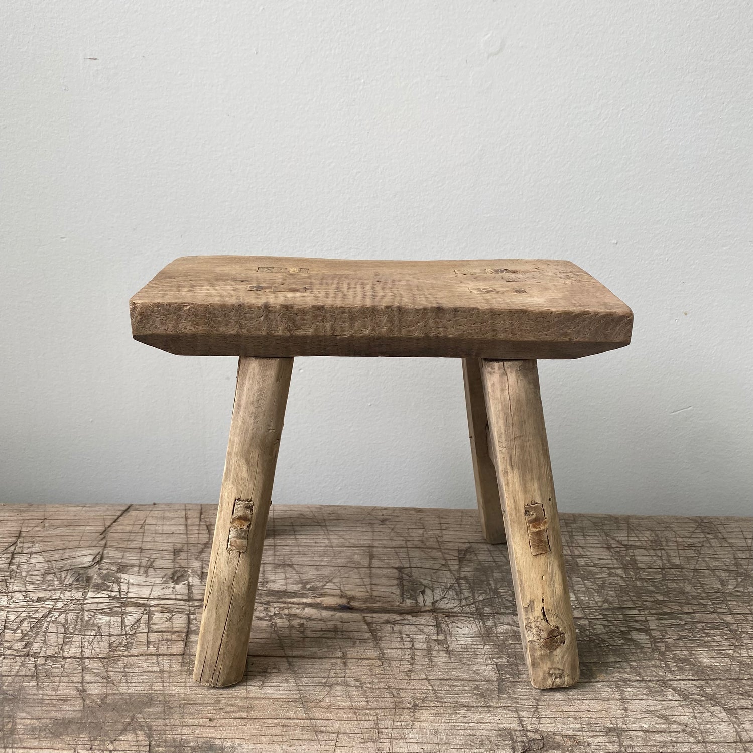 Antique Chinese Wooden Stool | 19th-20th Century