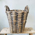 Antique French Oak Harvest Basket | 19th Century Southern France - MIKAFleurAntique