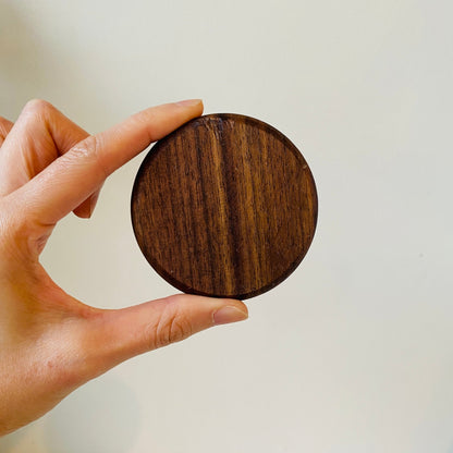 Walnut incense holder - MIKAFleurHardgoods